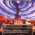 Command Tower (SLD-677) - Secret Lair Drop / The Spire (Borderless)