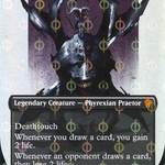 Sheoldred, the Apocalypse (ONE-436) - Dominaria United (Borderless) Foil