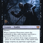 Cemetery Desecrator (PRE-100) - Innistrad: Crimson Vow Promos Foil