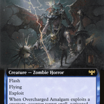 Overcharged Amalgam (VOW-363) - Innistrad: Crimson Vow: (Extended Art)