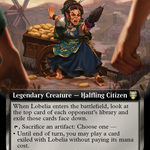 Lobelia, Defender of Bag End (LTC-110) - Tales of Middle-earth Commander: (Extended Art)