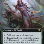 Llanowar Loamspeaker (DMU-416) - Dominaria United: (Extended Art)