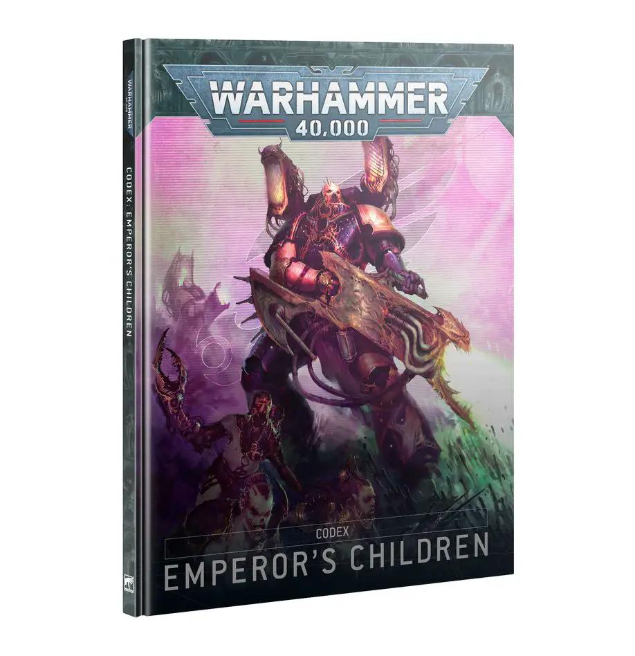 Open Codex: Emperor's Children book by THE MIGHTY HOBBY SHOP, showing detailed cover art and spine.