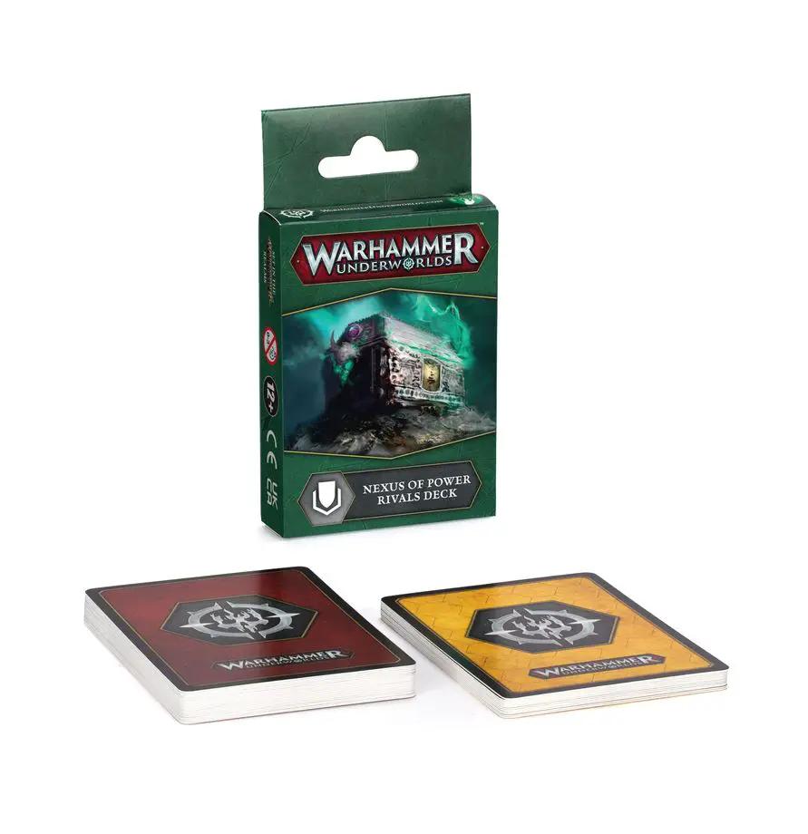 Nexus of Power Rivals Deck for Warhammer Underworlds, featuring cards and game components from THE MIGHTY HOBBY SHOP.