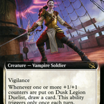 Dusk Legion Duelist (MOM-344) - March of the Machine: (Extended Art)