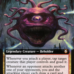 Karazikar, the Eye Tyrant (AFC-319) - Forgotten Realms Commander: (Extended Art)
