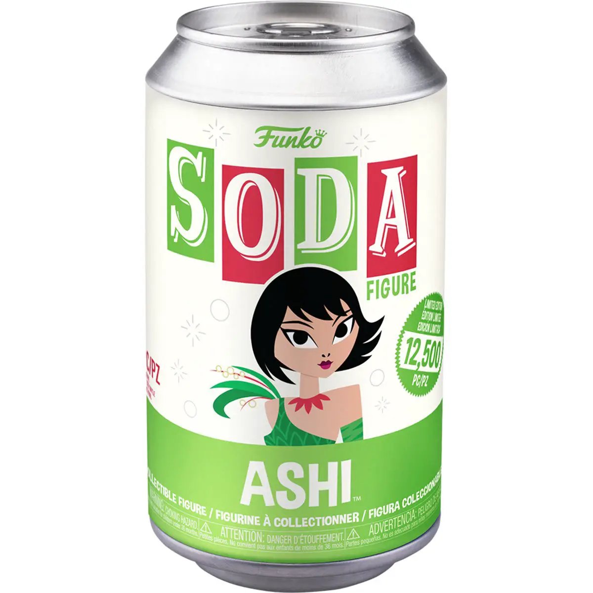 Vinyl SODA collectible figure of Ashi from Samurai Jack by THE MIGHTY HOBBY SHOP, featuring detailed design and vibrant colors.