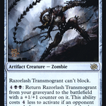 Razorlash Transmogrant (PRE-122S) - The Brothers' War Promos Foil
