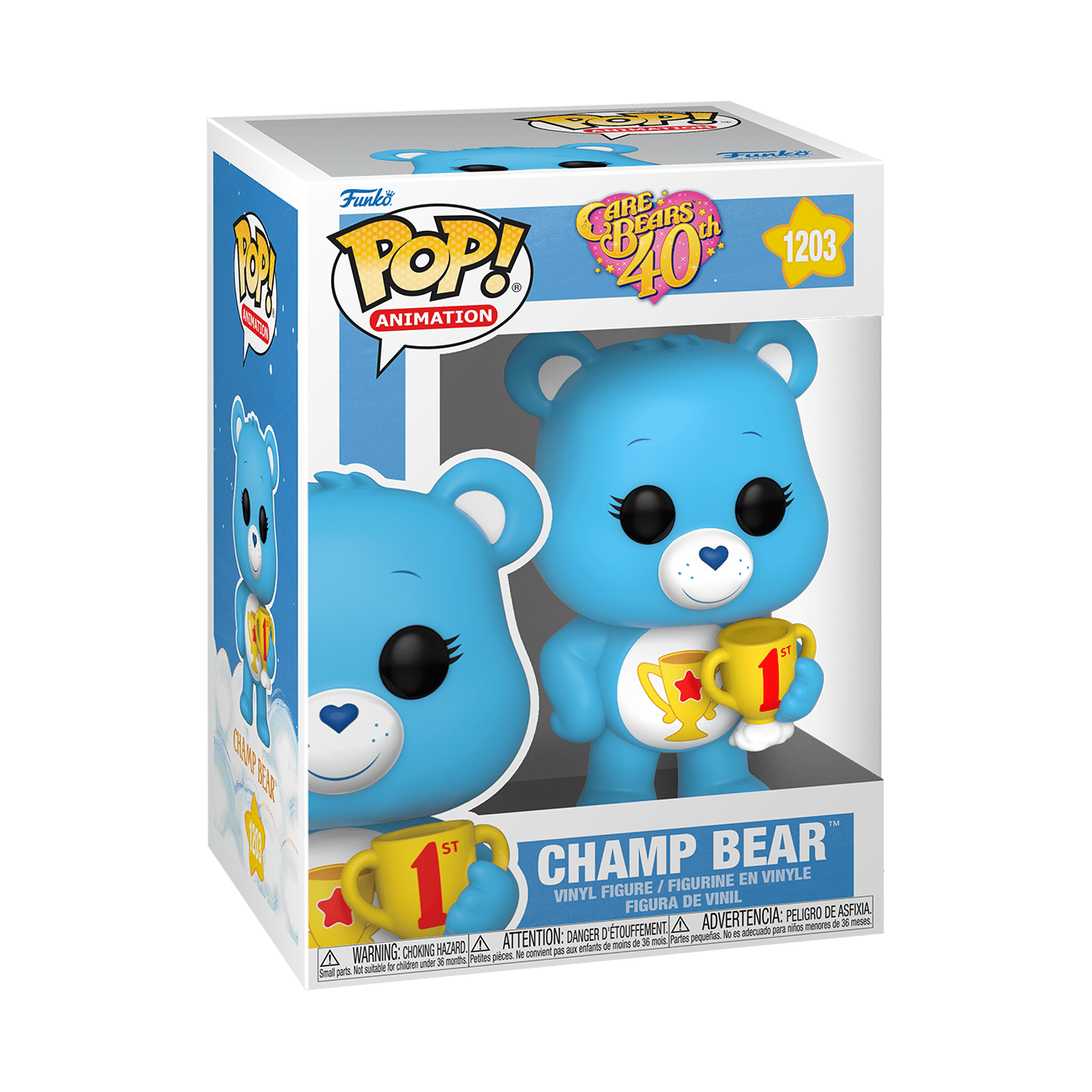 POP! Animation: Care Bear 40th Anniversary- Champ Bear by THE MIGHTY HOBBY SHOP