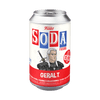 Vinyl SODA figure of Geralt from The Witcher by THE MIGHTY HOBBY SHOP, showcasing detailed design and collectible style.