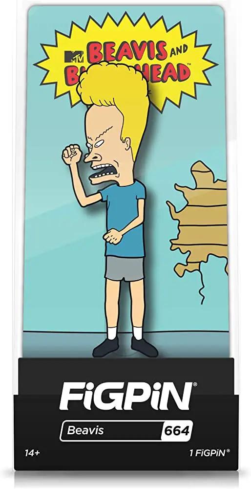 FiGPiN Beavis and Butt-head Beavis collectible enamel pin by THE MIGHTY HOBBY SHOP, featuring Beavis in detailed design.