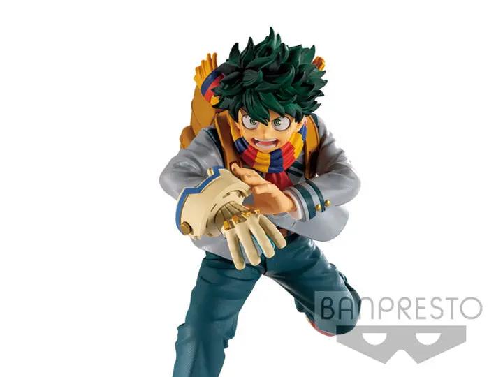 My Hero Academia Bravegraph #1 Vol.1 Izuku Midoriya figure by THE MIGHTY HOBBY SHOP, featuring detailed character artwork and vibrant colors.