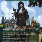 Reclusive Taxidermist (VOW-340) - Innistrad: Crimson Vow / Quincey Harker (Borderless)