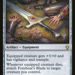 Forebear's Blade (PPM20-214P) - Dominaria Promos