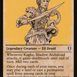 Kagha, Shadow Archdruid (CLB-426) - Commander Legends: Battle for Baldur's Gate: (Showcase)