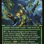 Shigeki, Jukai Visionary (NEO-394) - Kamigawa: Neon Dynasty: (Showcase)