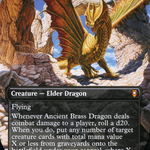 Ancient Brass Dragon (CLB-367) - Commander Legends: Battle for Baldur's Gate (Borderless)
