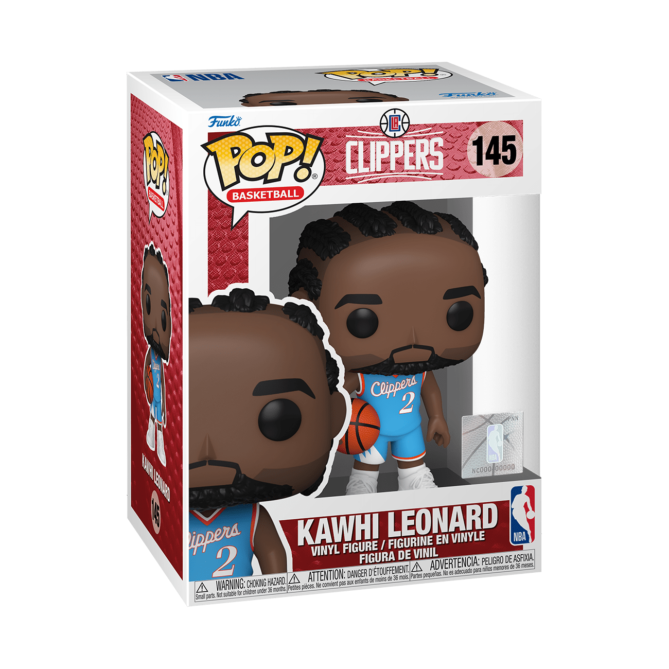POP! NBA: Clippers - Kawhi Leonard (City Edition 2021) by THE MIGHTY HOBBY SHOP