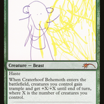 Craterhoof Behemoth (SLD-376) - Secret Lair Drop