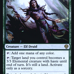 Llanowar Loamspeaker (PRE-170S) - Dominaria United Promos Foil