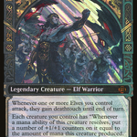 Tyvar the Bellicose (MAT-227) - March of the Machine: The Aftermath: (Showcase) Foil