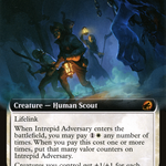 Intrepid Adversary (MID-329) - Innistrad: Midnight Hunt: (Extended Art)