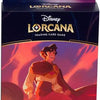 Disney Lorcana card sleeve featuring Aladdin, designed for protecting collectible Disney Lorcana cards.