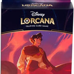 Disney Lorcana card sleeve featuring Aladdin, designed for protecting collectible Disney Lorcana cards.