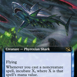 Chrome Host Seedshark (MOM-350) - March of the Machine: (Extended Art)