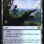 Llanowar Wastes (PRE-264) - The Brothers' War Promos Foil