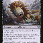 Monstrous War-Leech (DMU-098) - Dominaria United