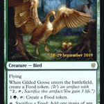 Gilded Goose (PRE-160S) - Throne of Eldraine Promos Foil