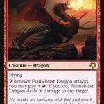 Flameblast Dragon (GN3-077) - Game Night: Free-for-All