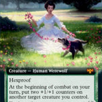 Avabruck Caretaker // Hollowhenge Huntmaster (VOW-384) - Innistrad: Crimson Vow: (Extended Art, Double Faced Transform)
