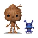 Pop! Movies Pinocchio and Cricket figures from The Mighty Hobby Shop, featuring Pinocchio and his cricket friend in collectible form.