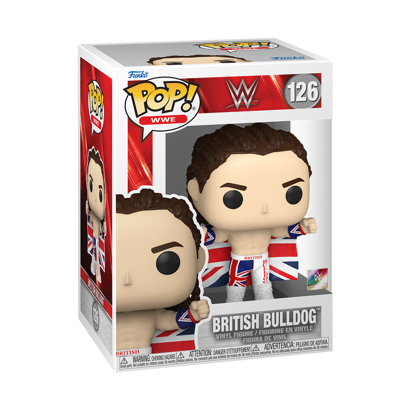 Pop! WWE: British Bulldog by THE MIGHTY HOBBY SHOP