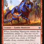 Invading Manticore (WAR-134) - War of the Spark