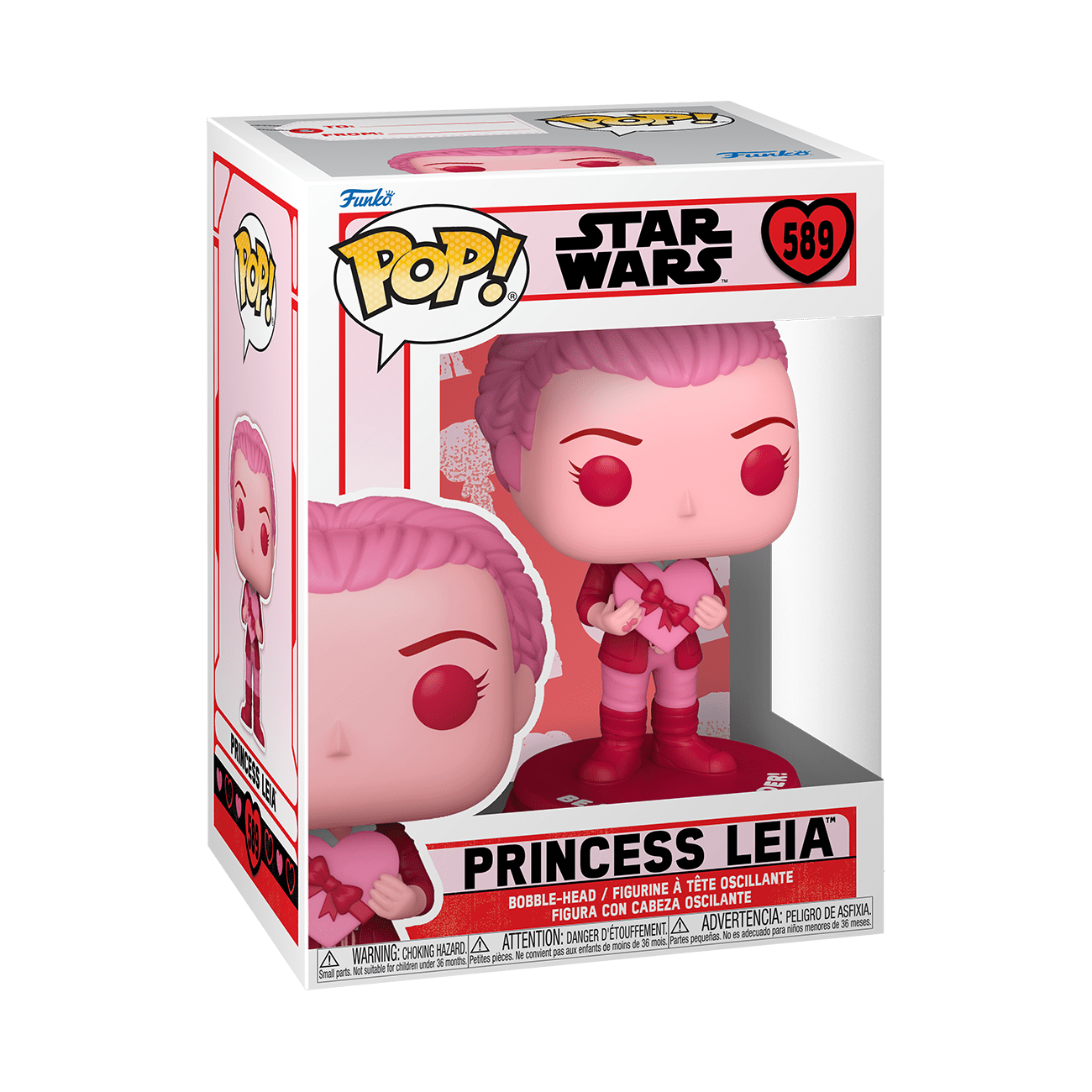 POP! Star Wars: Valentines S3- Princess Leia by THE MIGHTY HOBBY SHOP