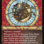 Tori D'Avenant, Fury Rider (DMU-322) - Dominaria United: (Showcase)