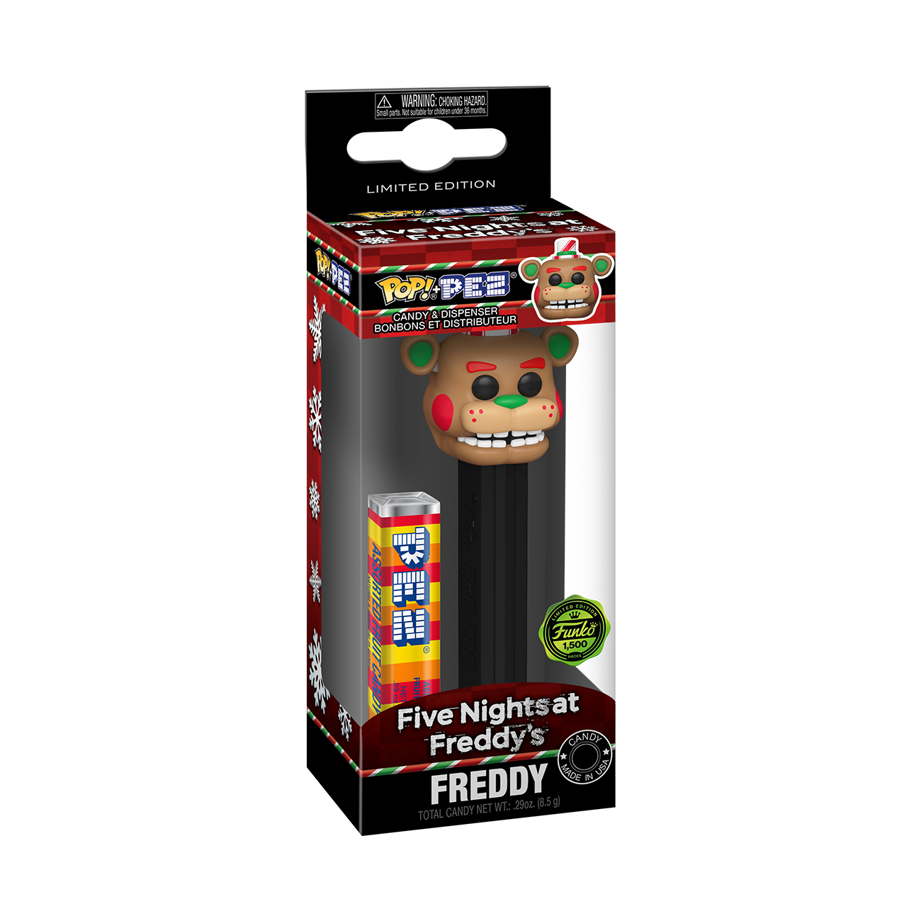 POP! PEZ: FNAF - Freddy (Holiday) by THE MIGHTY HOBBY SHOP