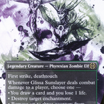 Glissa Sunslayer (ONE-318) - Phyrexia: All Will Be One: (Showcase) (Borderless)