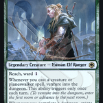 Varis, Silverymoon Ranger (AFR&-209A) - Adventures in the Forgotten Realms Promos Foil