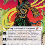 Gideon, Ally of Zendikar (PTP-001) - Regional Championship Qualifiers 2022 (Borderless)