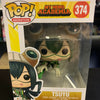 Pop! Animation My Hero Academia Tsuyu #374 figure from THE MIGHTY HOBBY SHOP, featuring the character with green hair and hero costume.