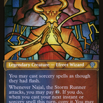 Najal, the Storm Runner (DMU-348) - Dominaria United: (Showcase) Foil
