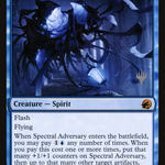 Spectral Adversary (PPMID-77P) - Innistrad: Midnight Hunt Promos