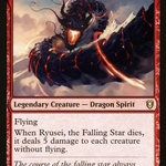 Ryusei, the Falling Star (CLB-806) - Commander Legends: Battle for Baldur's Gate