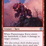 Flametongue Kavu (GN3-078) - Game Night: Free-for-All