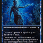 Callaphe, Beloved of the Sea (THB-260) - Theros Beyond Death: (enchantment, Showcase)