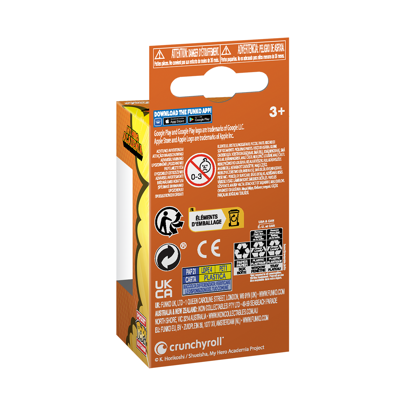 POP! Keychain: MHA - Mr. Compress (Hideout) (FS) by THE MIGHTY HOBBY SHOP